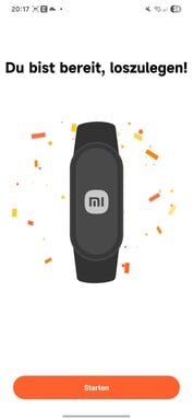 Configuração da Xiaomi Smart Band 10