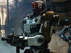 Um soldado robô de um gigante global da tecnologia chamado The Guild em Black Ops 7. (Fonte da imagem: Call of Duty blog)