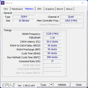 Memória CPU-Z