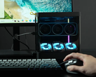 Um gabinete de 4,75 L com sistema de resfriamento superior. (Fonte da imagem: Kickstarter)