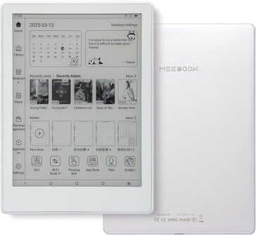 A nova interface do leitor de e-book deve ser mais simples (Fonte da imagem: Meebook)