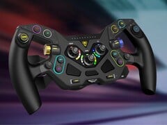 Renderização oficial do volante de fórmula Turtle Beach VelocityOne F-RX. (Fonte da imagem: Turtle Beach)