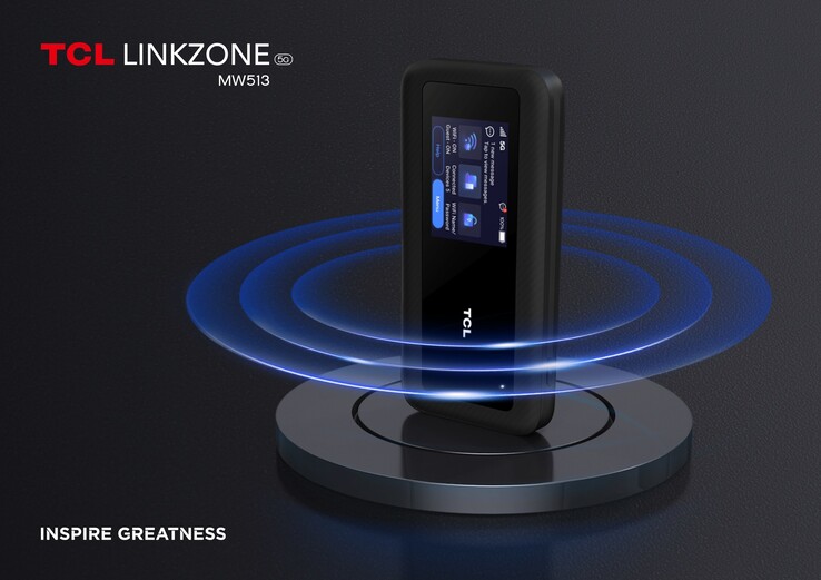 ...e LINKZONE 5G MW513. (Fonte: TCL)