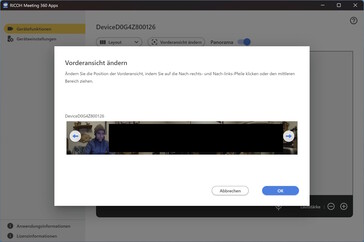 Aplicativo Ricoh: escolha a visualização 360