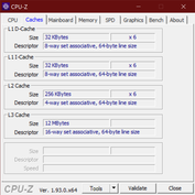 Caches CPU-Z