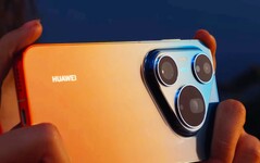 O Huawei Pura 90 Pro Max tem um design atraente com um gradiente de cores.