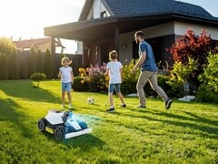O cortador de grama robótico Mammotion Luba mini AWD LiDAR será lançado em breve. (Fonte da imagem: Mammotion)