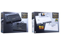 O NeoGeo AES+ e o NeoGeo AES+ Anniversary Edition.