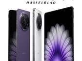 O Oppo Find N5 estará disponível nas cores Satin Black, Jade White e Dusk Purple na China (Fonte da imagem: Oppo)