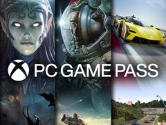 O banner do PC Game Pass é exibido