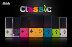 O Retroid Pocket Classic tem um design que lembra o Game Boy Color. (Fonte da imagem: GoRetroid)
