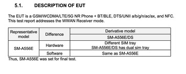 O Galaxy A55 revela ser mais um smartphone com carregamento de 25W. (Fonte: FCC via MySmartPrice)