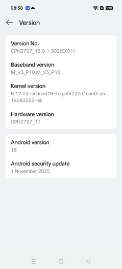 Software do Oppo Find X9