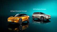 O Toyota bZ Sport Crossover e o bZ FlexSpace concept EVs foram anunciados. (Fonte de imagem: Toyota)