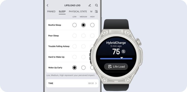 Zepp OS 6: Registro do LifeLoad