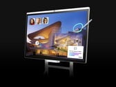 O BenQ CP05 se parece com um típico monitor colaborativo destinado ao uso em escritórios, com tela sensível ao toque e tamanhos de 55 e 75 polegadas 