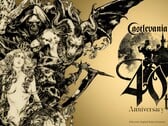 Um banner anunciando o 40º aniversário de Castlevania