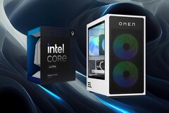 O Omen 35L da HP terá a próxima CPU Core Ultra 9 285K de 24 núcleos da Intel. (Fonte da imagem: HP, Pexels, IBB, com edições)