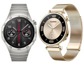 O Watch GT 4 em suas versões de 41 mm e 46 mm. (Fonte da imagem: Huawei)