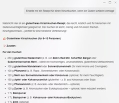 A criação de uma receita um tanto divagante levou 2 minutos e 30 segundos