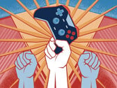 Uma imagem gráfica para a manifestação “Save our Devs”