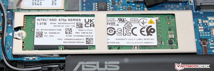 Um SSD PCIe-3 atua como a unidade do sistema