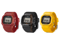 Da esquerda para a direita (na foto), Casio DWN-5600-4, DWN-5600-1 e DWN-5600-9. (Fonte da imagem: @morgan_gshock no Instagram)