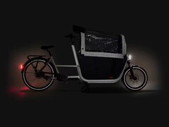 A bicicleta de carga Btwin F900E da Decathlon agora está disponível na cor Polar White (foto). (Fonte da imagem: Decathlon)