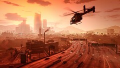 Ao contrário do predecessor baseado em Los Santos, vídeos de jogabilidade vazados sugerem que o GTA 6 será realmente ambientado na Vice City (Imagem: Rockstar Games)