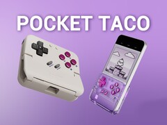 O GameSir Pocket Taco agora está disponível em uma nova cor roxa. (Fonte da imagem: GameSir via Kickstarter)