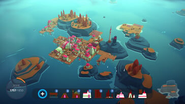Uma imagem que mostra uma cidade em Islanders.