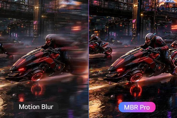 O Motion Blur Reduction Pro foi desenvolvido para tornar objetos em movimento rápido mais nítidos e mais fáceis de acompanhar durante o jogo.