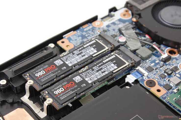 Os SSDs PCIe4 x4 não vêm com espátulas de cabeça