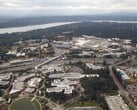 O campus da Microsoft em Redmond, Washington, onde as equipes estão se preparando para o lançamento do Patch Tuesday, em 9 de junho.