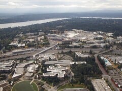 O campus da Microsoft em Redmond, Washington, onde as equipes estão se preparando para o lançamento do Patch Tuesday, em 9 de junho.