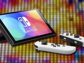 É provável que o Nintendo Switch 2 venha com uma variante OLED em algum momento do ciclo de vida do produto. (Fonte da imagem: Nintendo/Samsung Display - editado)