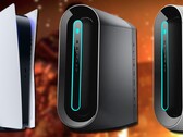 O PS5 gera o maior interesse junto aos desenvolvedores de consoles, mas o PC é o campeão indiscutível da plataforma. (Fonte de imagem: Sony/Dell/Activision - editado)