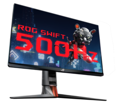 O Asus ROG Swift oferece uma taxa de atualização impressionante de 500 Hz com um painel E-TN 1080p. (Fonte de imagem: Asus)