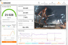 Fire Strike (plugado, Desempenho)