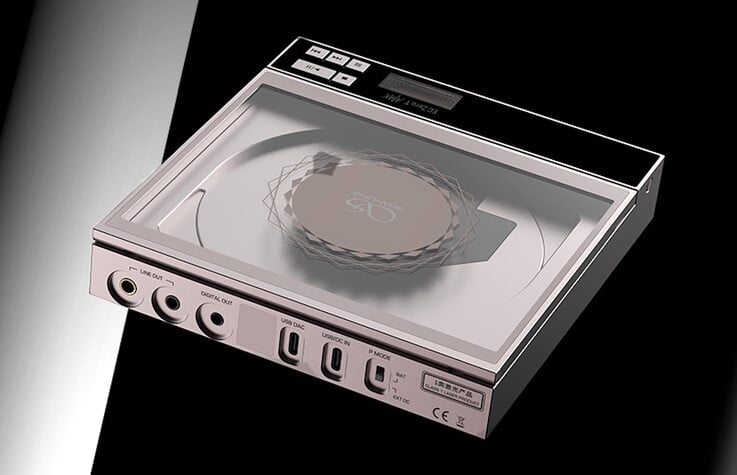 A parte traseira do CD player Shanling EC Zero T Max possui várias saídas para integração com um sistema de home theater.
