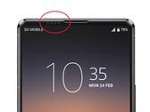 É assim que a câmera frontal do micro furo da Sony Xperia 1 V poderia se parecer (Imagem: Sumahodigest)