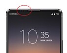 É assim que a câmera frontal do micro furo da Sony Xperia 1 V poderia se parecer (Imagem: Sumahodigest)