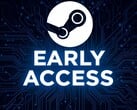 O banner de acesso antecipado do Steam é mostrado (Fonte da imagem: Valve, com edições)