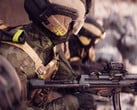Um soldado de uma das facções do Battlefield 6 segurando uma SMG. (Fonte da imagem: EA)