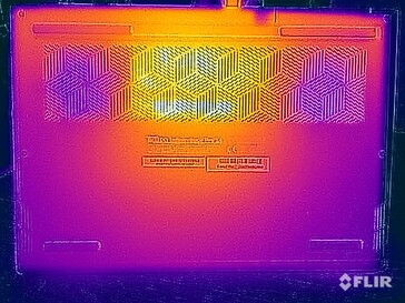 Teste de estresse de temperatura da superfície (parte inferior)