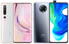 O Xiaomi Mi 10 Pro e o POCO F2 Pro têm múltiplas aparições no último MIUI 12 bug tracker. (Fonte da imagem: Xiaomi - editado)