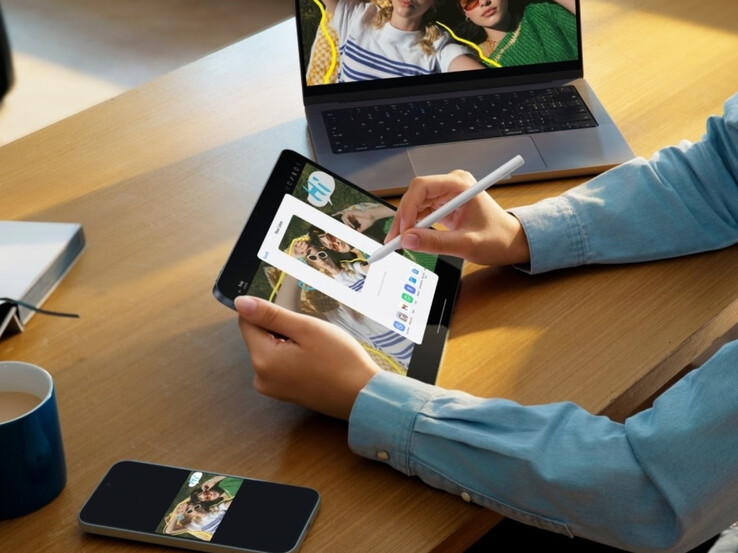 O Oppo Pad 5 também oferece suporte a caneta.