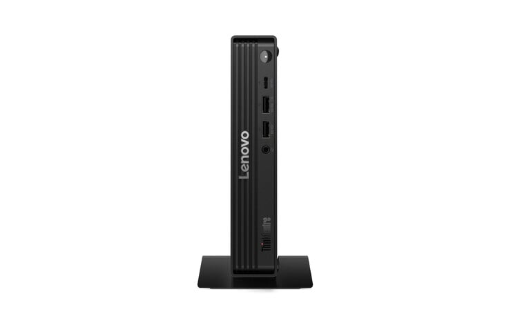 O ThinkCentre M75q Gen 6 mede 179 x 182,9 x 36,5 mm.