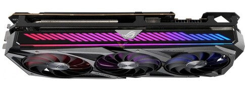 A ASUS ROG Strix RX 6800 XT. (Fonte da imagem: ASUS)