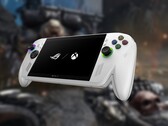 O Asus ROG Xbox Ally e o Xbox Ally X apresentam um design de controle inspirado nos controles do Xbox. (Fonte da imagem: Asus/Xbox, Bethesda, editado)